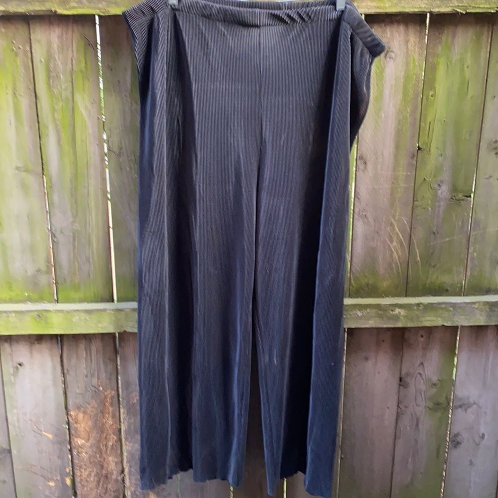 Textured Black Pants sz. 3X
